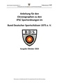 Anleitung für den Chronographen zu den IPSC Sportordnungen, Oktober 2024